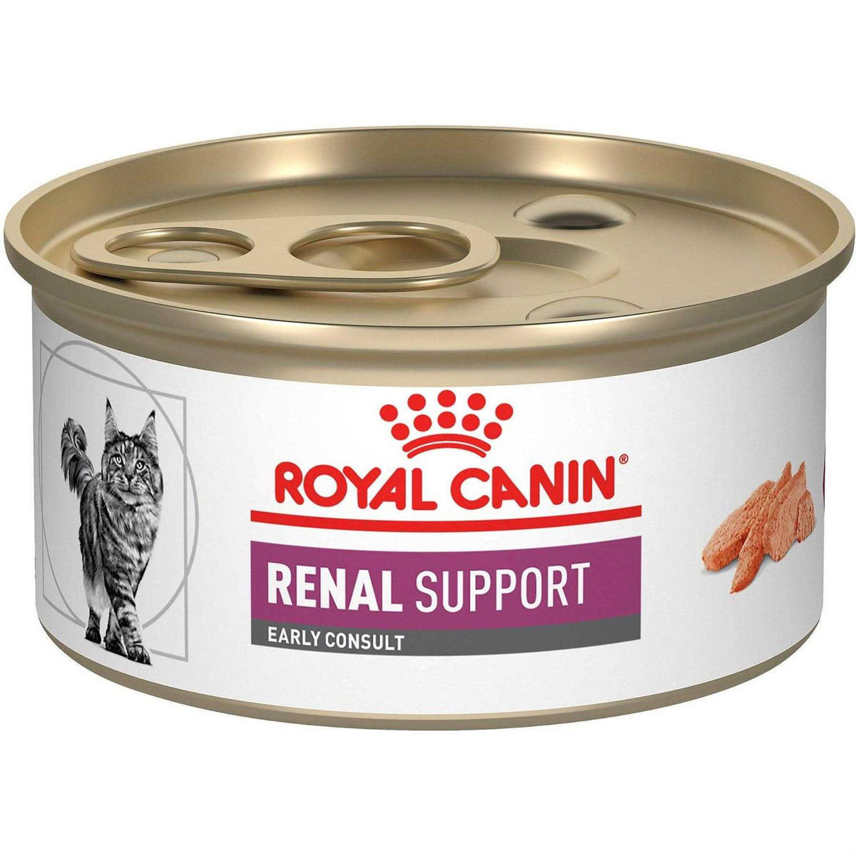Veterinary Diet Adult Renal Support Loaf in Sauce Canned Cat Food S86833