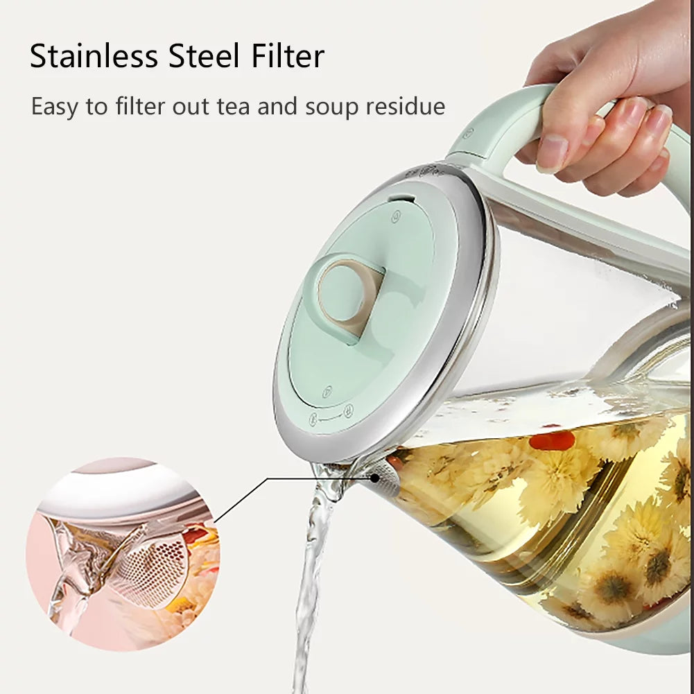 Green Glass Electric Kettle 1.5L N54082