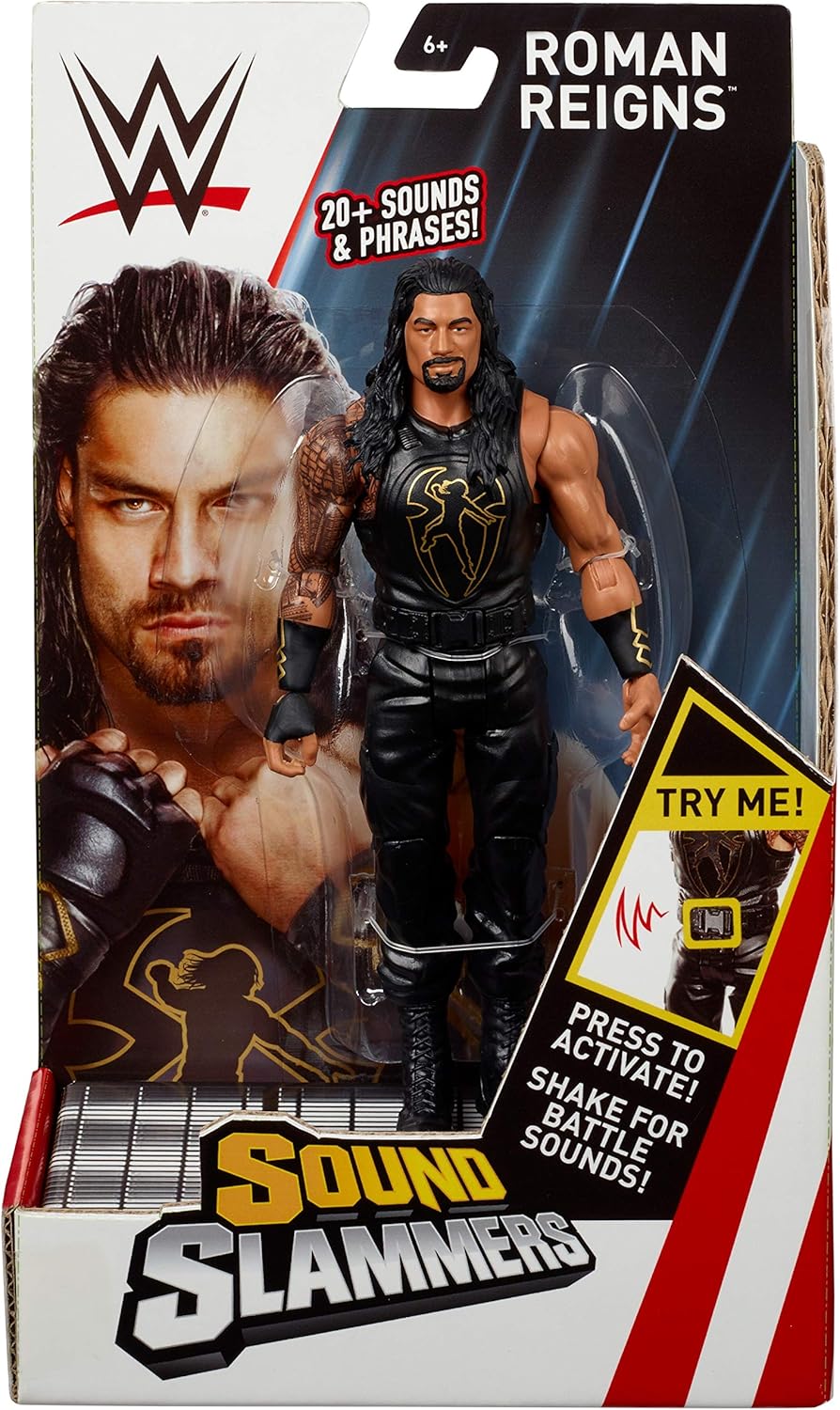 WWE Sound Slammers Roman Reigns Action Figure U58622