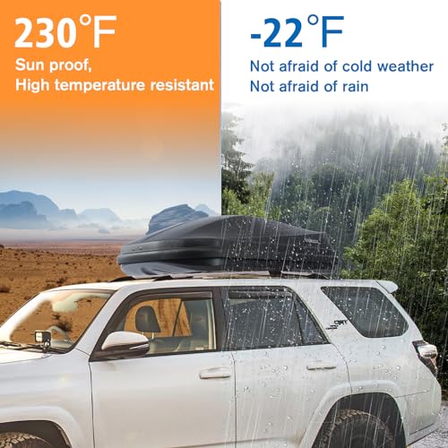 Gray 13 Cubic Feet Rooftop Cargo Box I68267