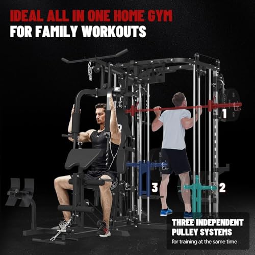 Multi-Function Power Cage with Cable Crossover System B809