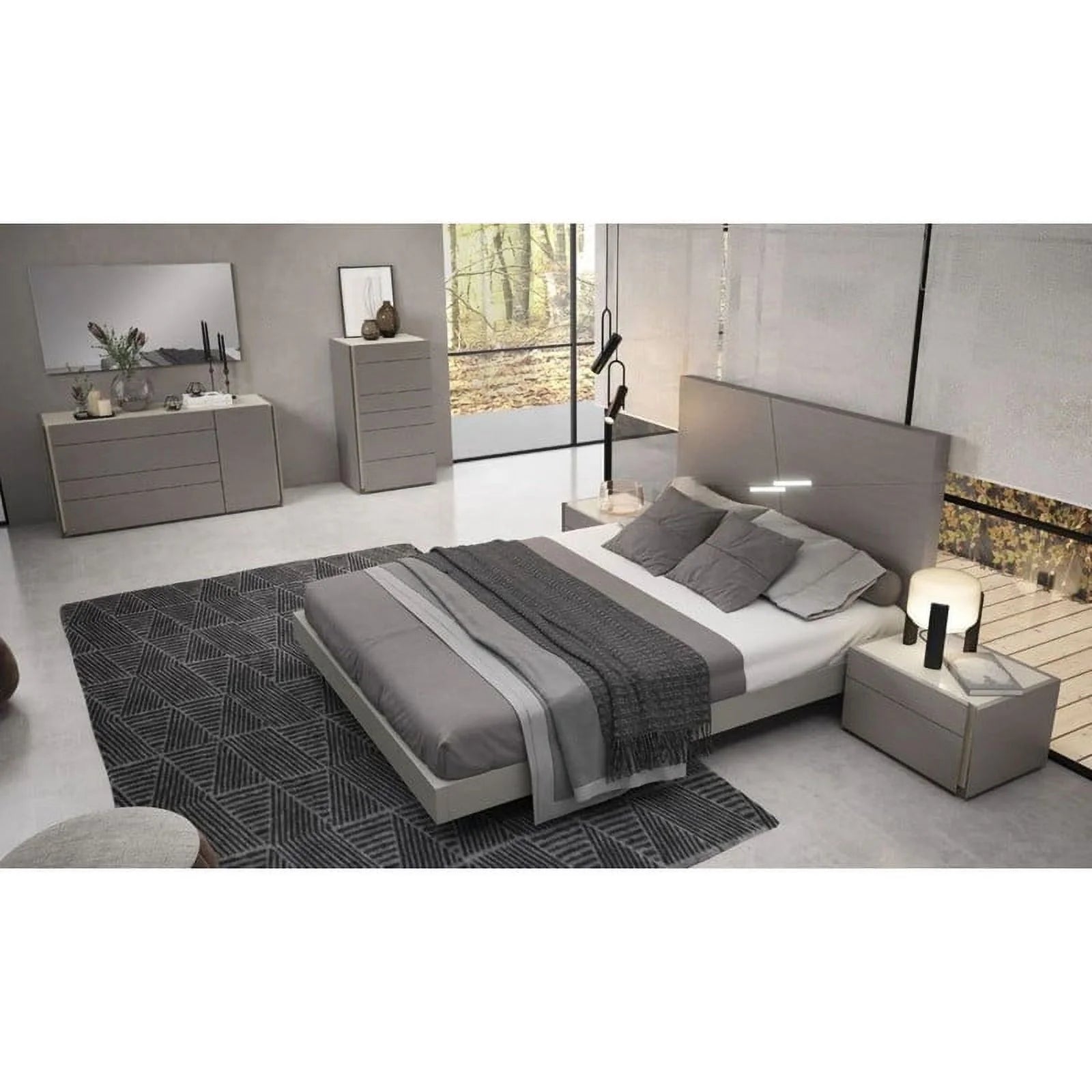 Gray King 3-Piece Bedroom Set D58190
