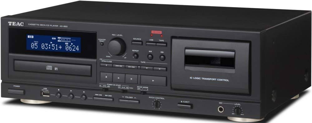Cassette and CD Player with USB Recorder and Mic Input U8734