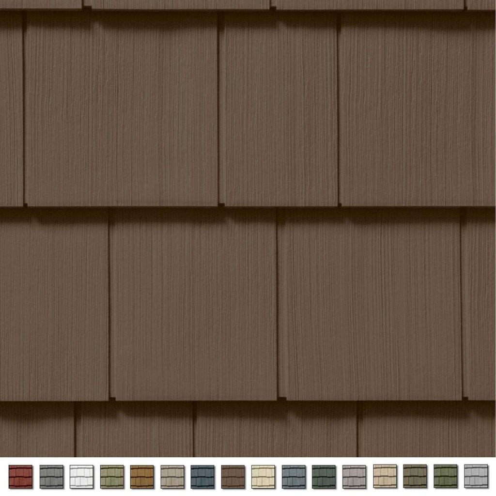 Double 7in. Straight Edge Shingles Siding S949