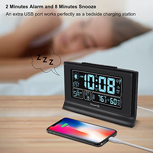 Auto Set Digital Alarm Clock with 5 Inch Large Display A716