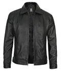 Real Lambskin Classic Vintage Style Leather Jacket K13578