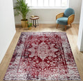 Washable Area Rug Low Profile Persian Runner Anti Slip Backing Foldable Carpet I50567