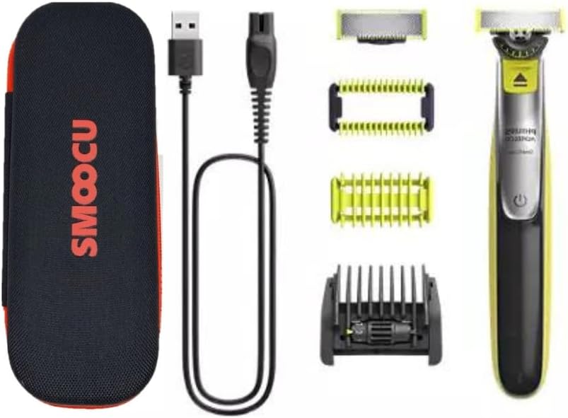Electric Trimmer and Shaver Kit with Smoocu Case X561