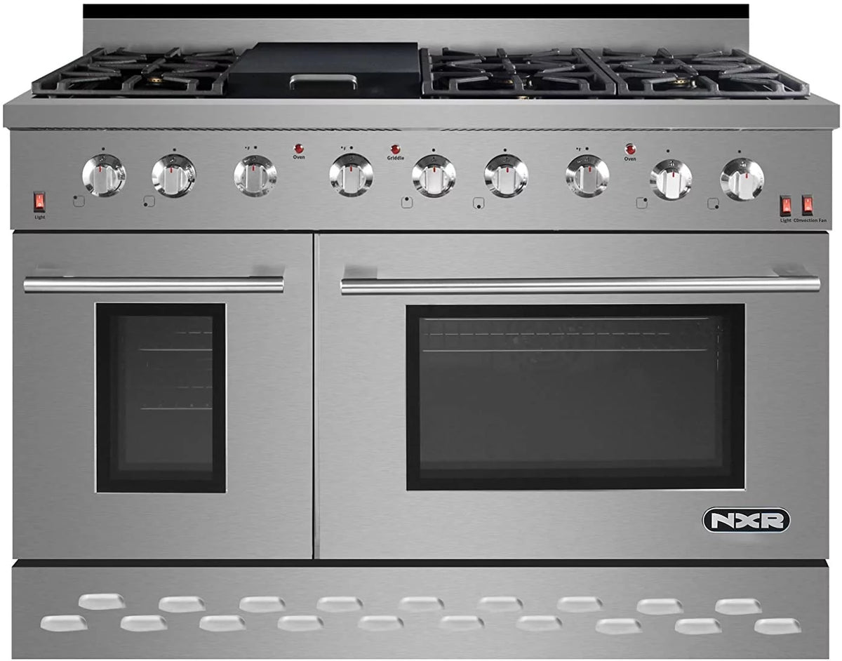 48" Stainless Steel Propane Gas Range with Convection Oven U7121