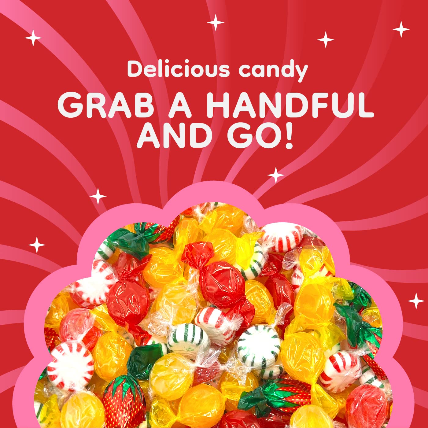 American Old-Fashioned Hard Candy Assortment, Individually Wrapped (1 Pound Bag) Q385
