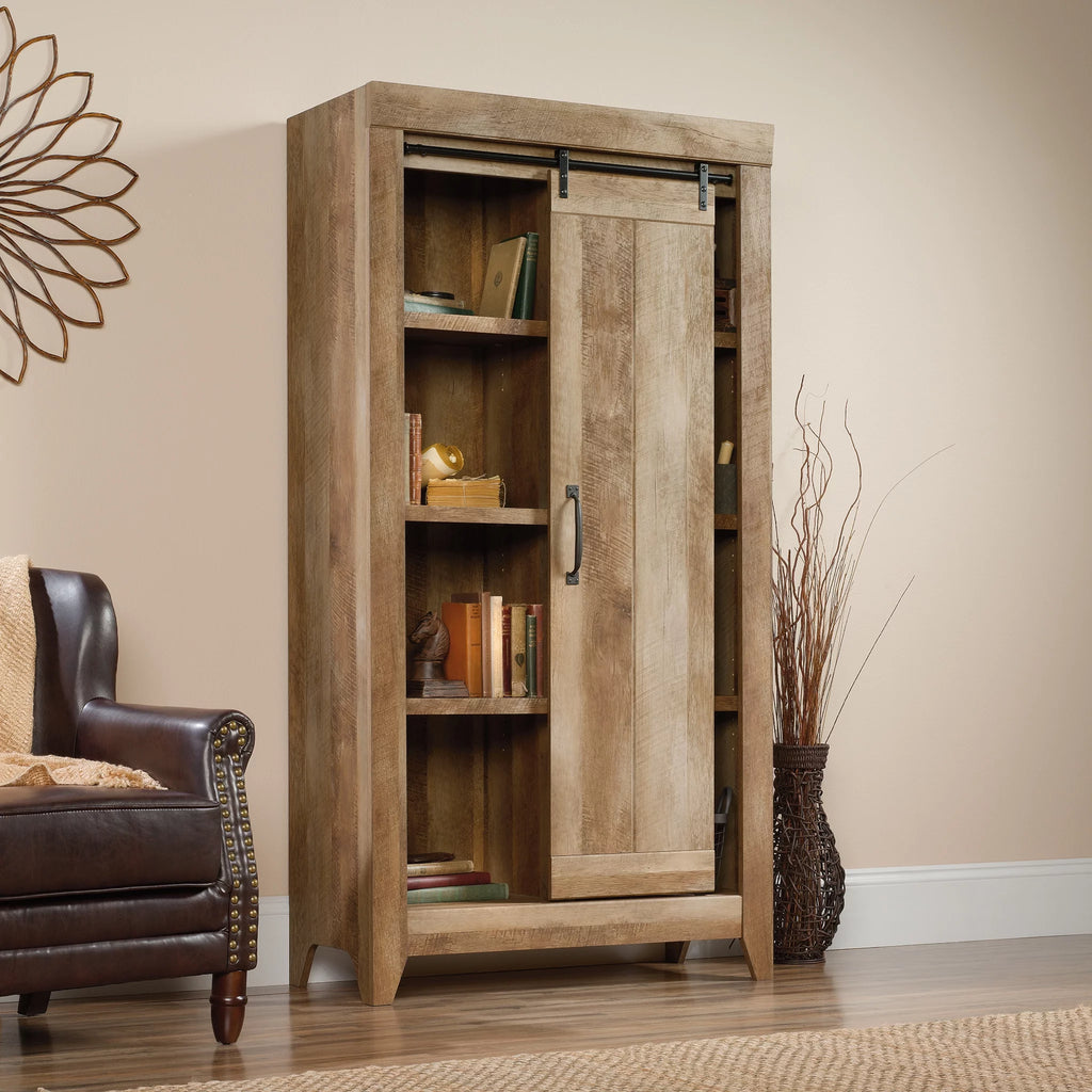 Craftsman Oak Storage Cabinet Y380202