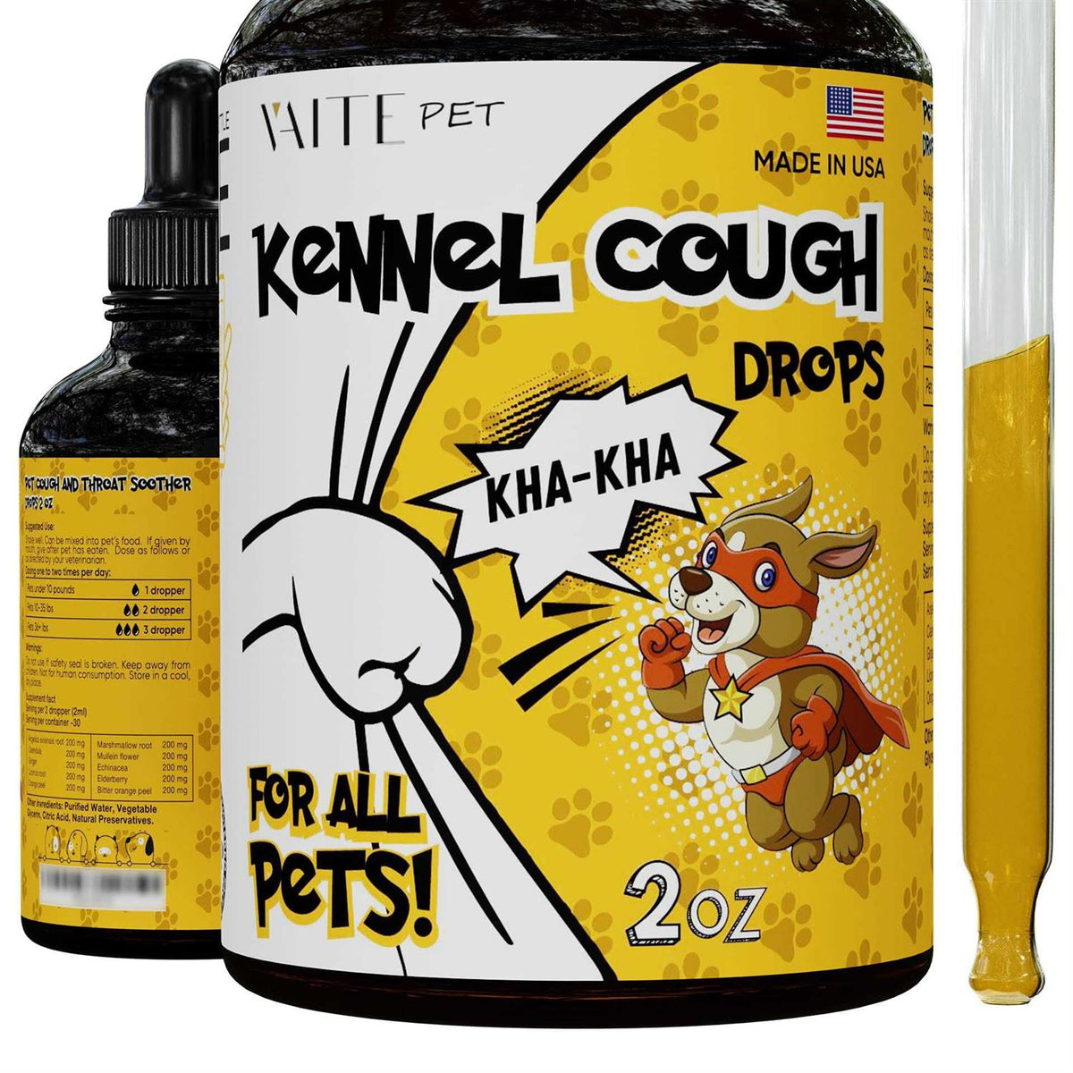 Kennel Cough Herbal Drops for Dogs & Cats Z561