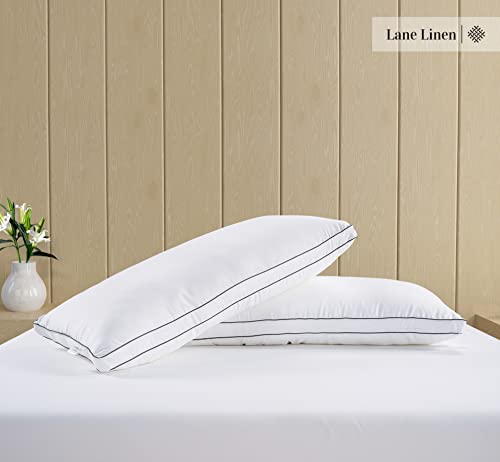 King Size Set of 2 White Down Alternative Pillows P789031