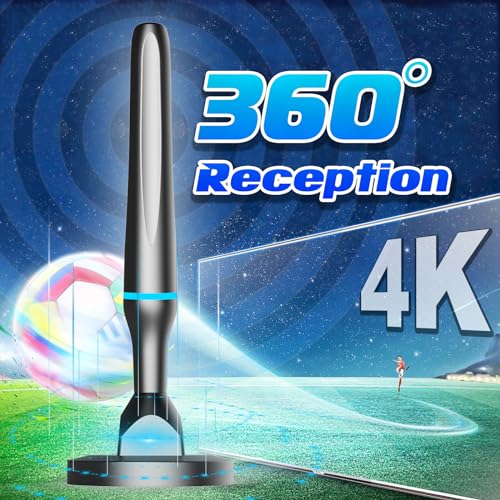 Digital HDTV Antenna Indoor Outdoor with Magnetic Base N568