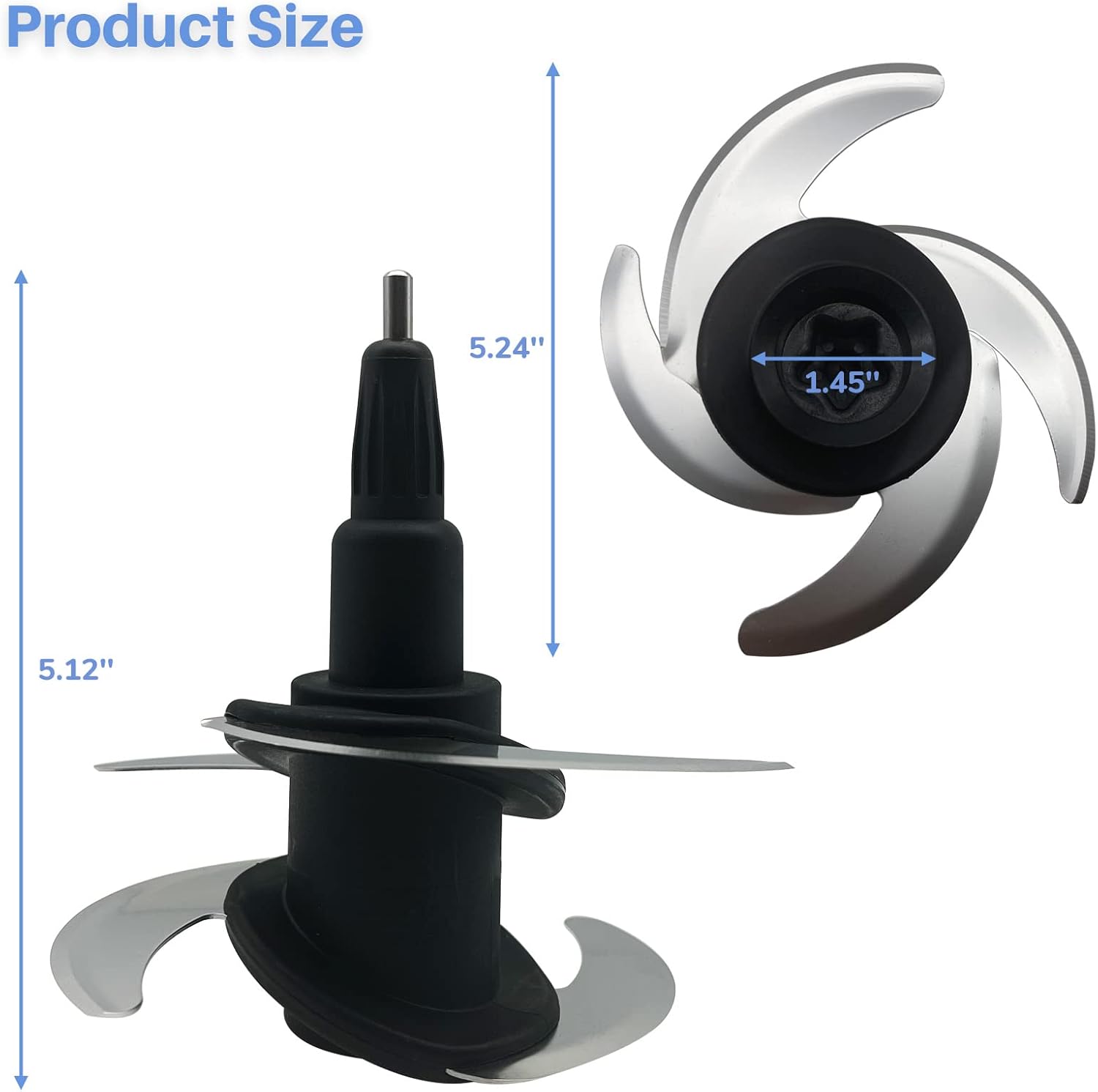 Replacement Blade for Ninja 64-oz 72-oz Food Processor Bowl Chopping Blade C646897