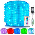 66ft 200leds Solar Powered White Rope Lights B407