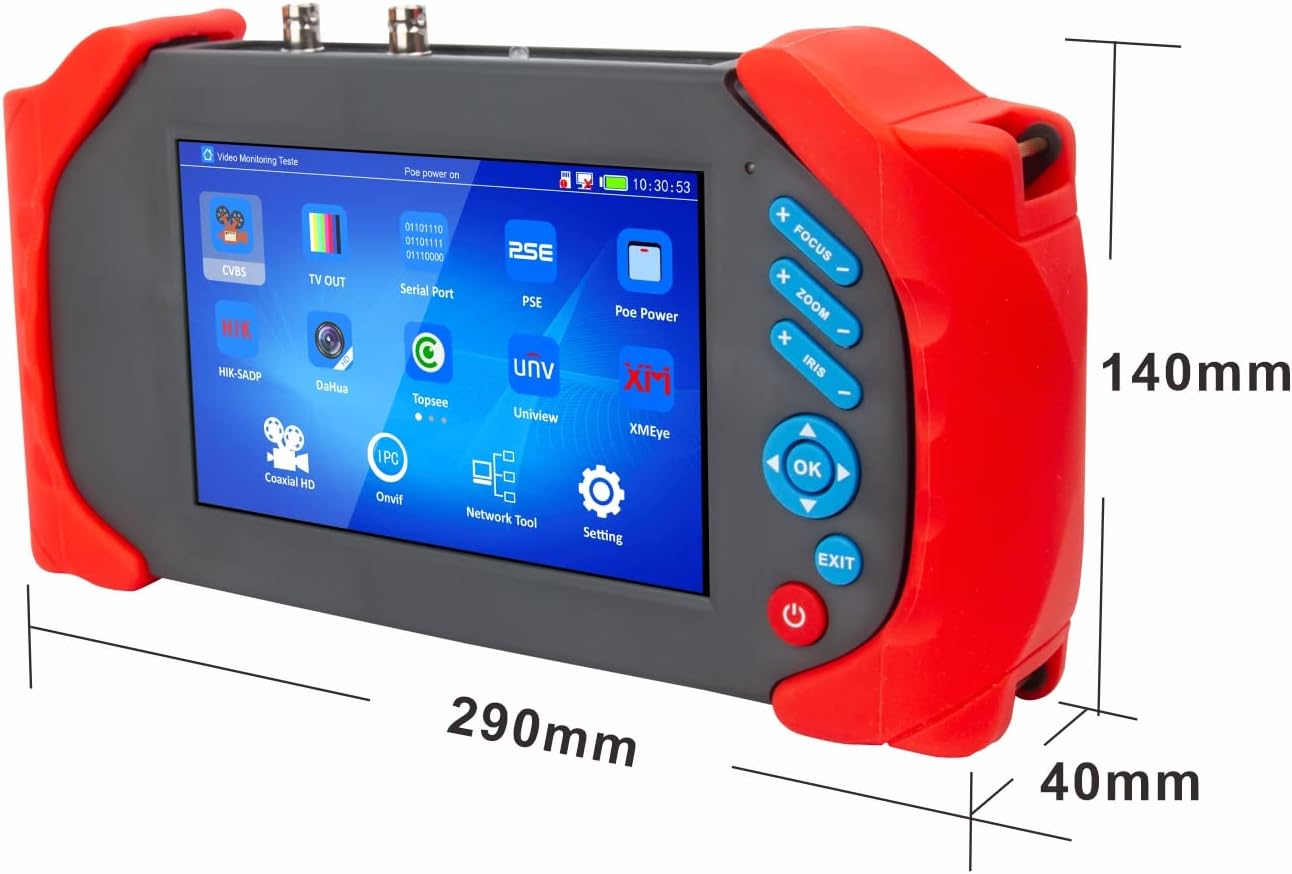 7 Inch IPS Touch Screen CCTV Monitor Camera Tester with PTZ Control G173311