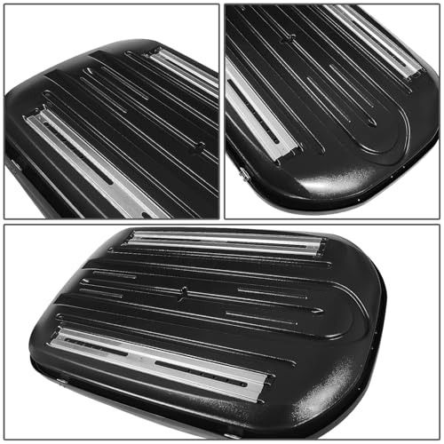 12.7 cu. ft. Black Hard Shell Rooftop Cargo Carrier 55 x 34.5 x 14 Inches 110 LBS N932