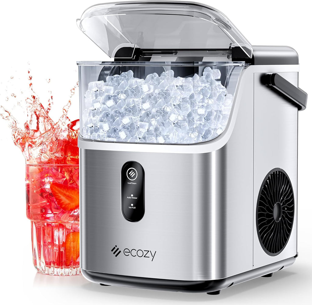 Stainless Steel Nugget Ice Maker, 33 lbs/24H P785