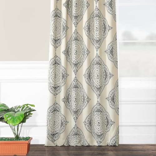 Printed Room Darkening Curtains 50 X 84 Henna Clover W31137