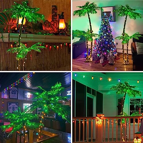 5Ft 121 LED Light Up Artificial Palm Tree Q39133