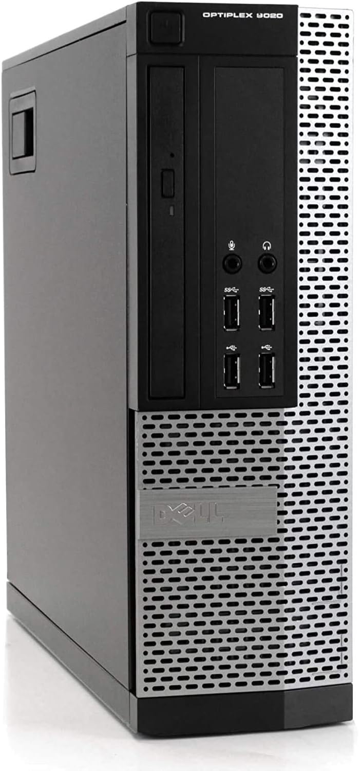 Small Form Factor Desktop PC, Intel Core i7-4770, 16GB Ram, 2TB SATA Drive + 256GB SSD, 24-inch LCD, Windows 10 Pro H9235