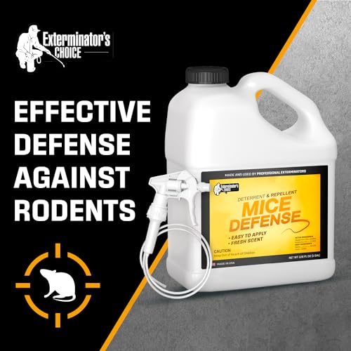 Mice Repellent Spray - 1 Gallon - Non-Toxic Deterrent J7695