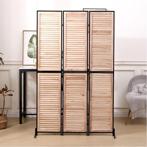 5.9 FT Wooden Room Divider G8876