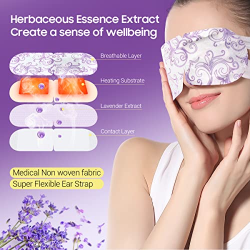 16 Packs Lavender Heated Steam Eye Mask G96394
