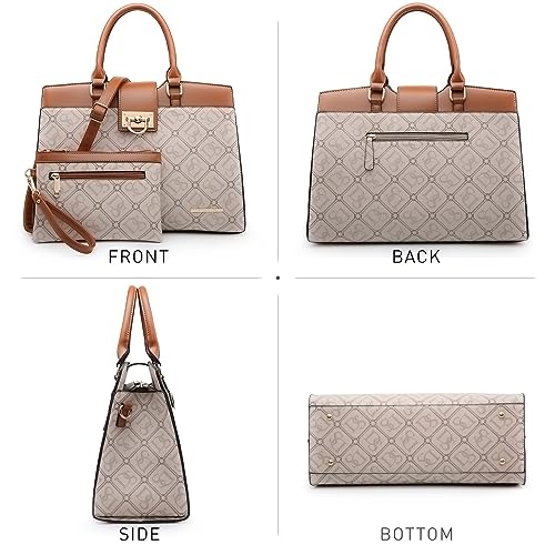Large Monogram Tote Handbag 2pcs Set Y48913