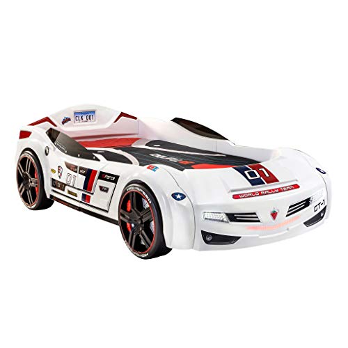 Black Kids Race Car Bed Frame A336