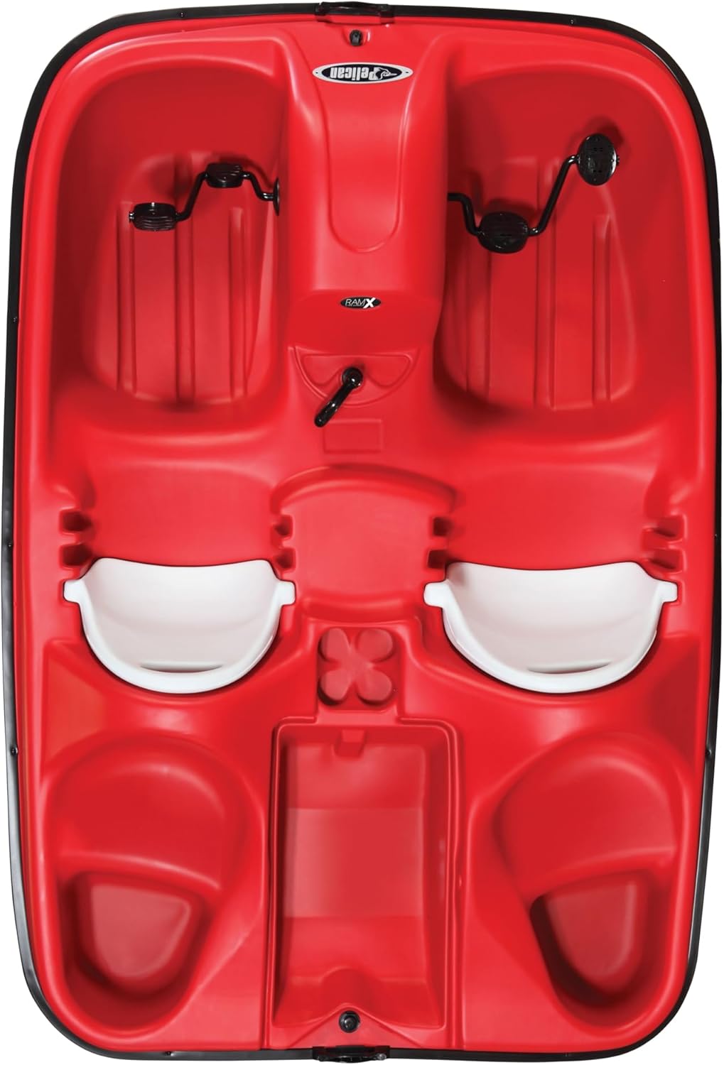 Red White Adjustable 5 Seat Pedal Boat T3875