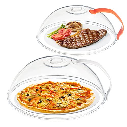 2 Pack Microwave Splatter Cover with Adjustable Steam Vents P155875