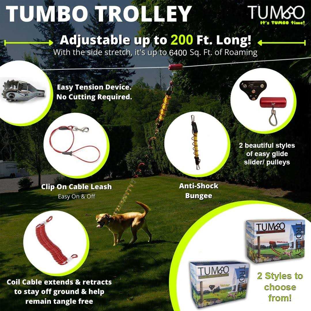 Trolley Anti-Shock Aerial Dog Runner T27336