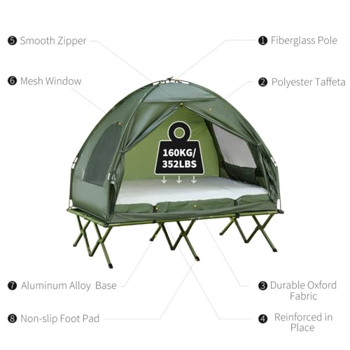 Camping Tent with Rainfly and Carry Bag U106934