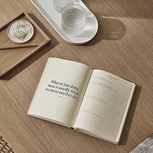 3-Month Productivity Planner, A5 Undated Quarterly Planner (Black) P452