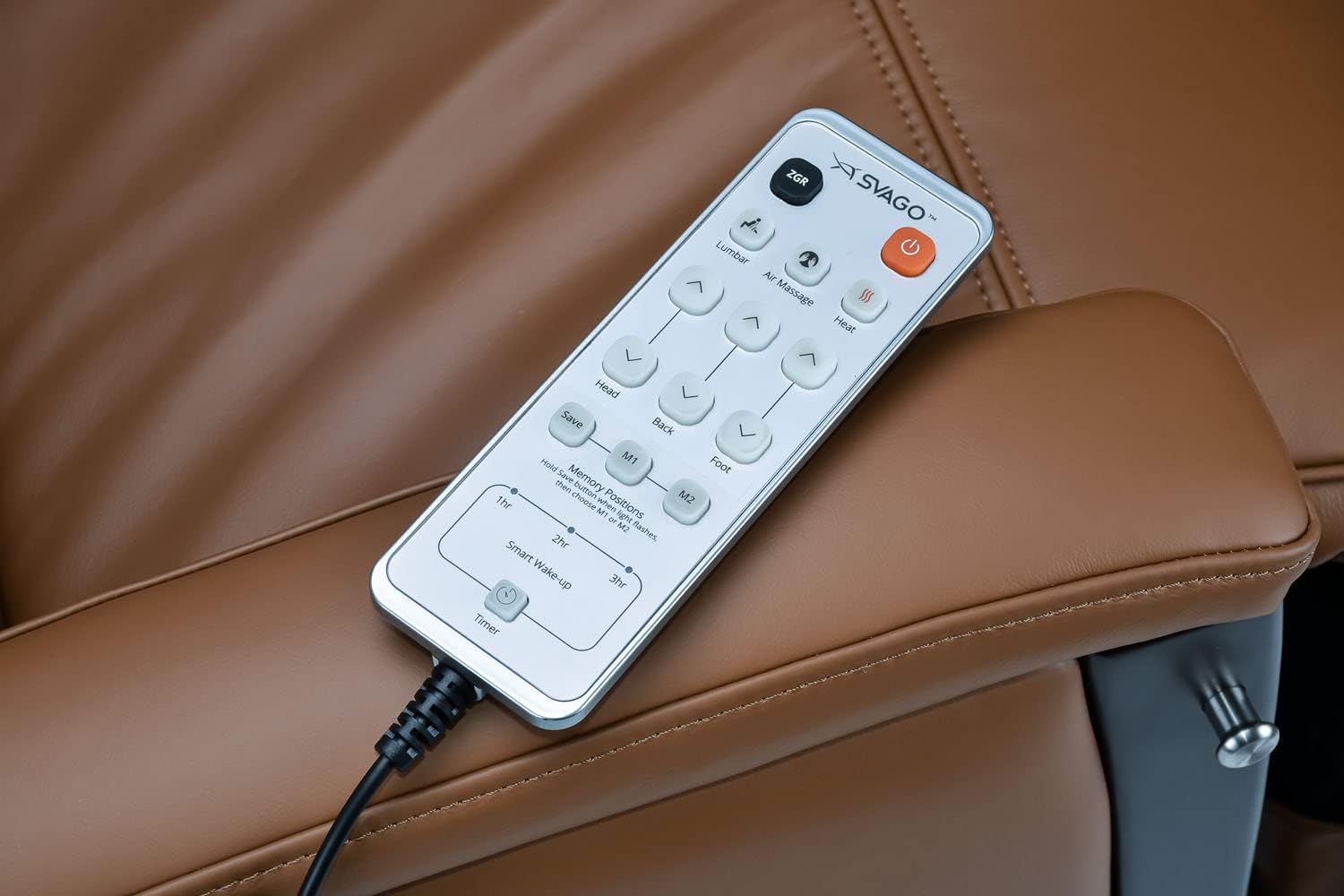Tan Leather Zero Gravity Recliner Z41712
