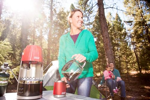Coleman Propane Coffee Maker, 4500 BTUs, 10 Cups O5706