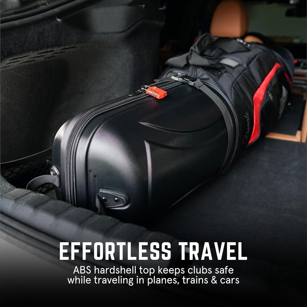 Golf Travel Bag with Hard Case Top and TSA Lock K3952