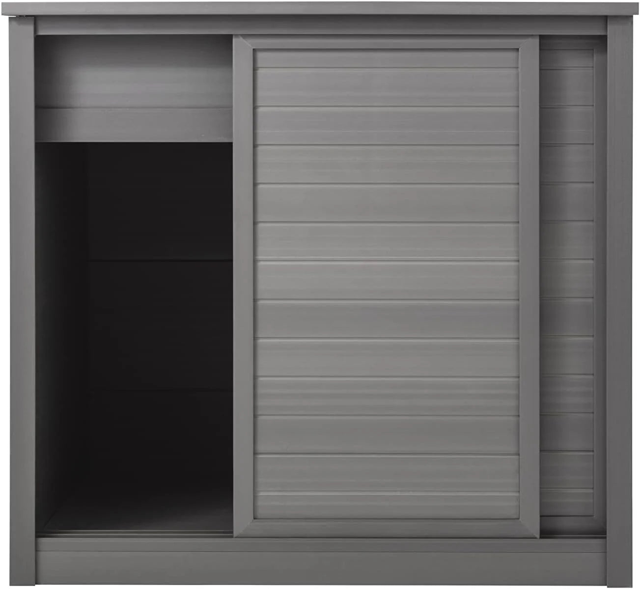 Grey Small Storage Cabinet Q338