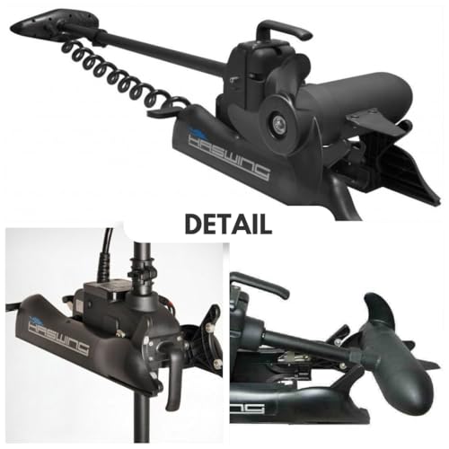 12V 55LB 48 Inch Shaft Bow Mount Electric Trolling Motor with Remote Control J851