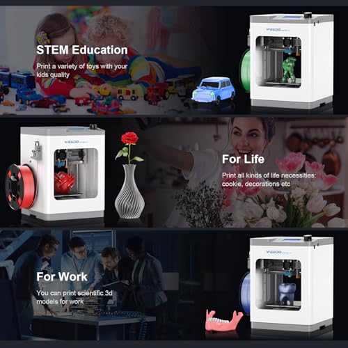 3D Printer with WiFi Printing, Auto Leveling, Fully Assembled FDM 3D Printer R4583