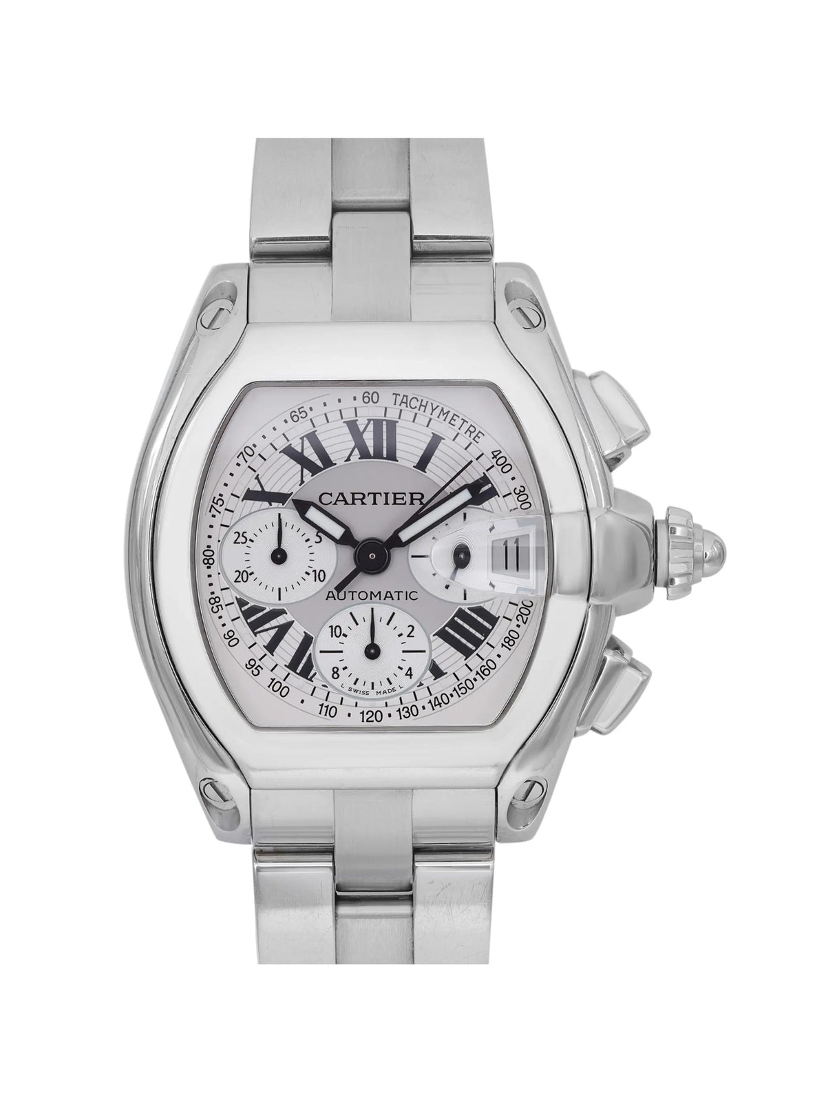 Steel Silver Dial Automatic Men Watch C303268