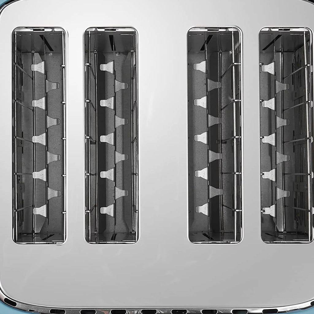 4 Slice Wide Slot Toaster Stone Blue A6298