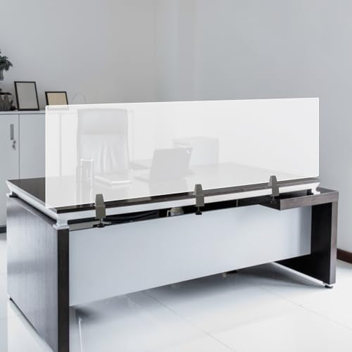Frosted Acrylic Clamp-on Privacy Panel (17x18x2in) B8054