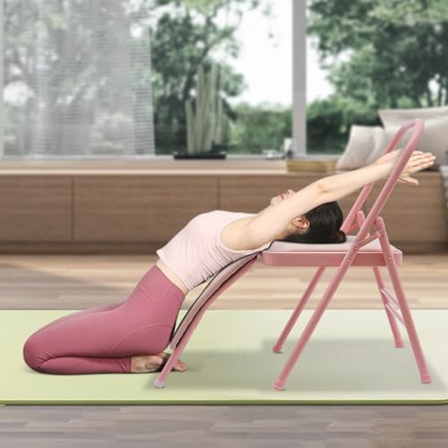 Foldable Yoga Chair with Lumbar Back Support R3816
