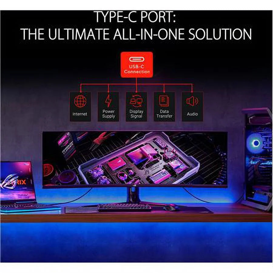 49" Ultra-wide Curved Dual QHD Gaming Monitor I75752