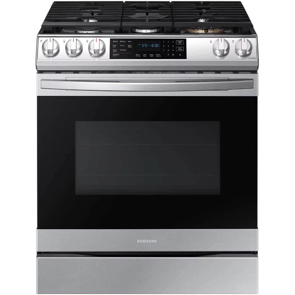 6.0 cu. ft. Smart Slide-in Gas Range with Air Fry in Stainless Steel A4956