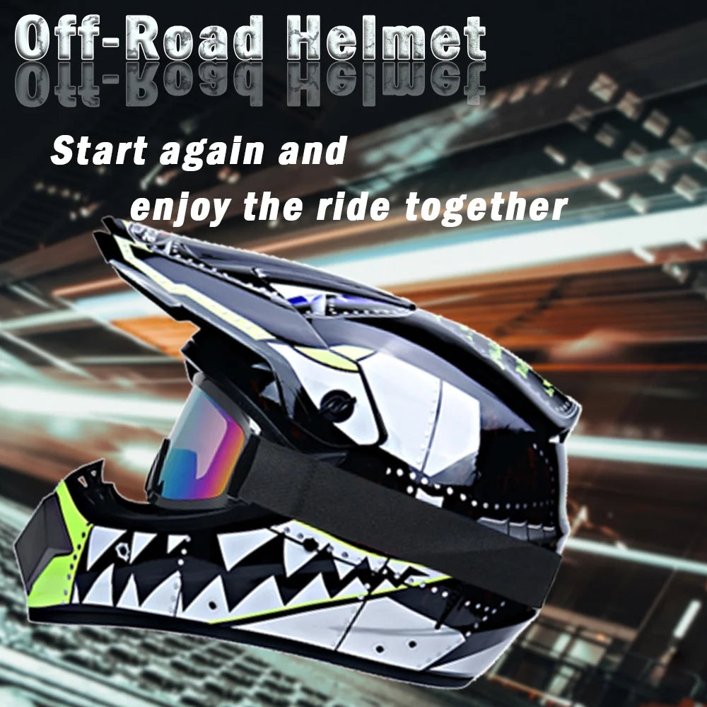 Full Face Motorcycle Crash Helmet Y4525