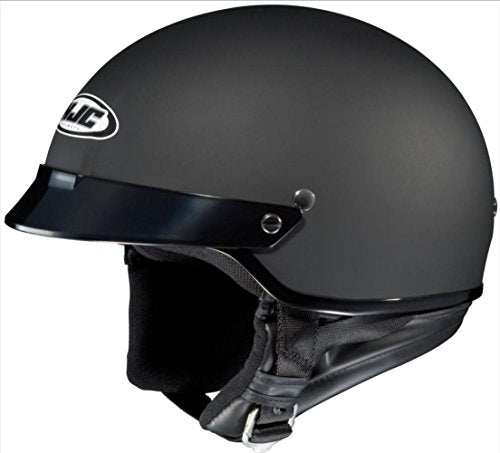 Flat Black 2X-Large Half Shell Motorcycle Helmet R273200
